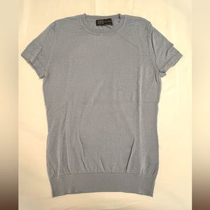 Cashmere/silk short sleeve made in Mongolia